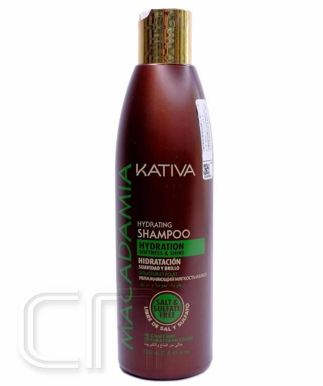 Увлажняющий шампунь для нормальных и поврежденных волос MACADAMIA Kativa, 250 мл.★salonmed.ru